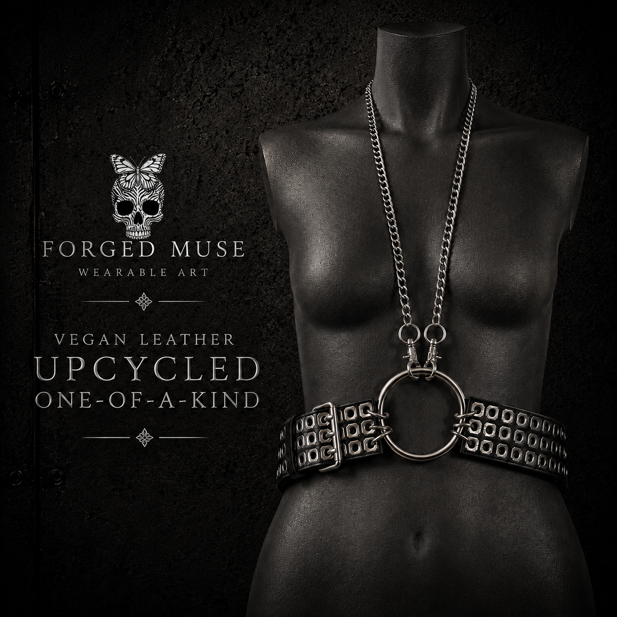 Vegan Leather - Upcycled One-of-a-kind
