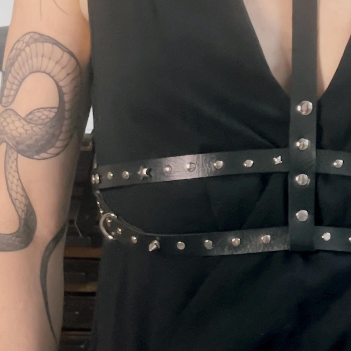Gearshift Reversible Harness – Handmade Industrial Shoulder Harness with Reclaimed Bicycle Gear