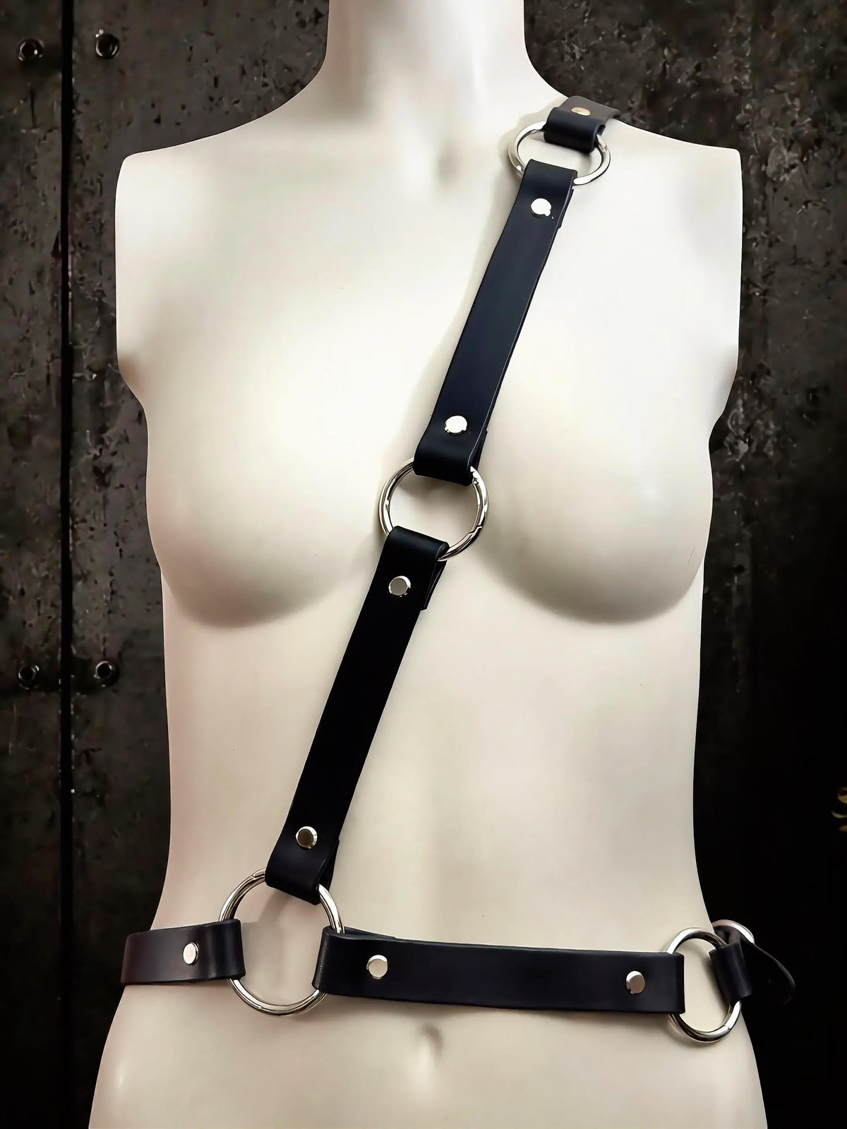 Convertible Leather Harness Belt Bag Strap Choker | Infinite Belt - Multiple Accessories in One - Italian Vegetable Tanned Leather