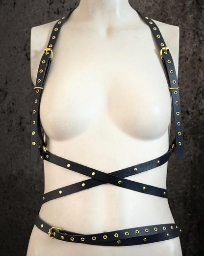 Body Harness Belt / Golden89 / Minimal to Edgy Look