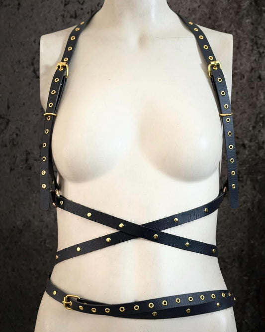 Body Harness Belt / Golden89 / Minimal to Edgy Look