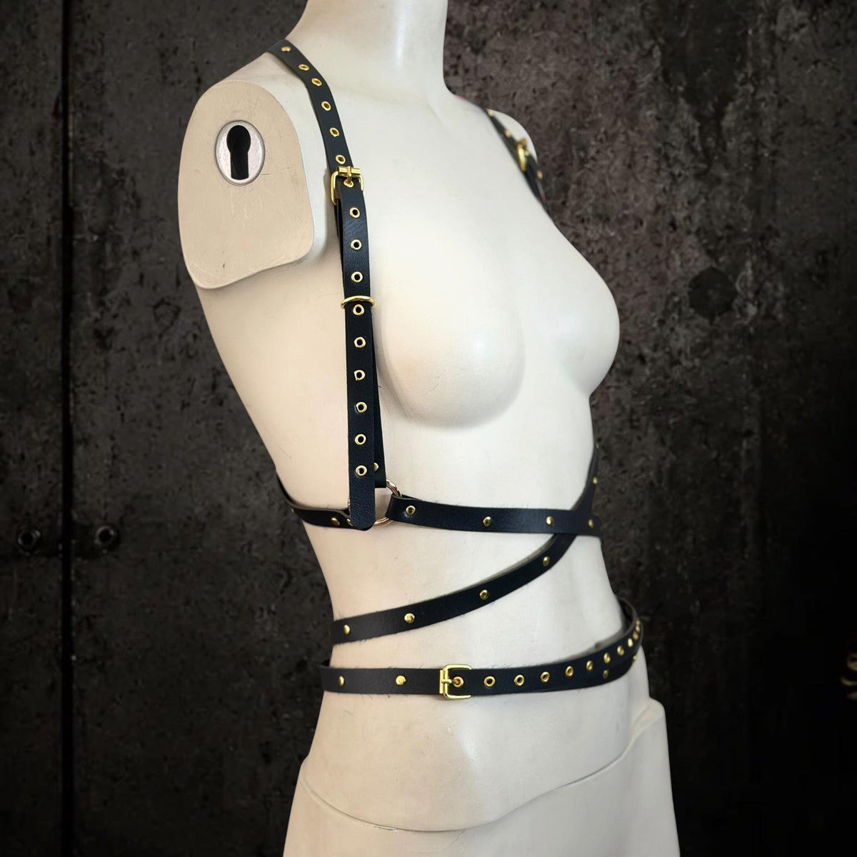 Body Harness Belt / Golden89 / Minimal to Edgy Look