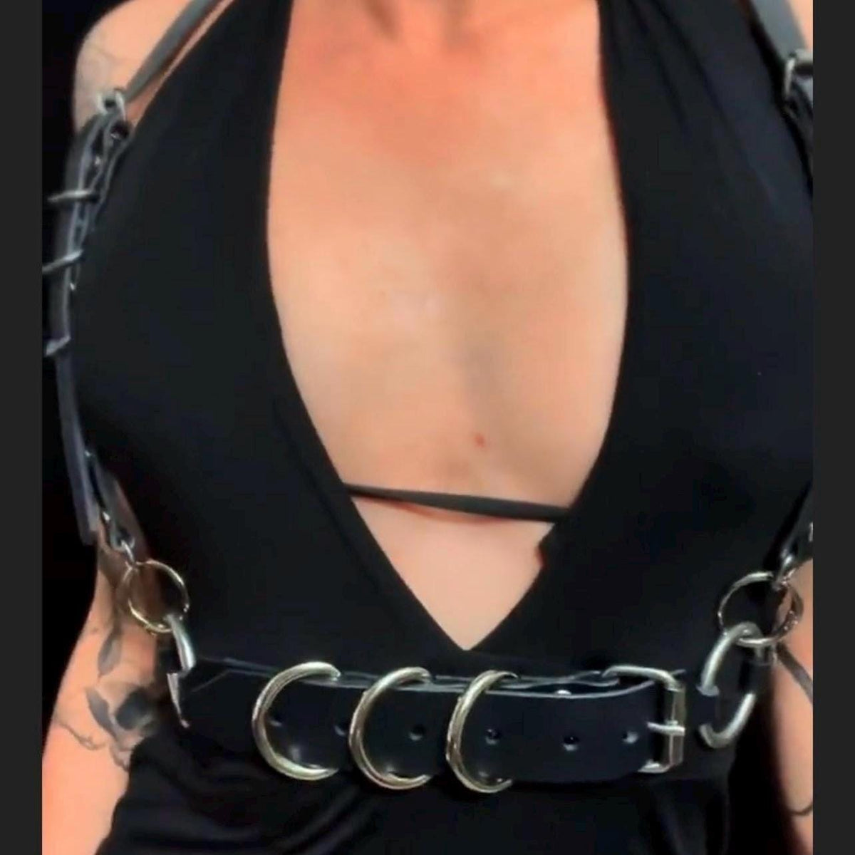 D-Core Belt | Modular Leather | Gothic Alternative Fashion Accessory | Handmade Vegetable-Tanned