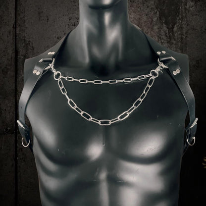 Shoulder Men Harness / Unisex Harness / Festival Guear / Removable Chains