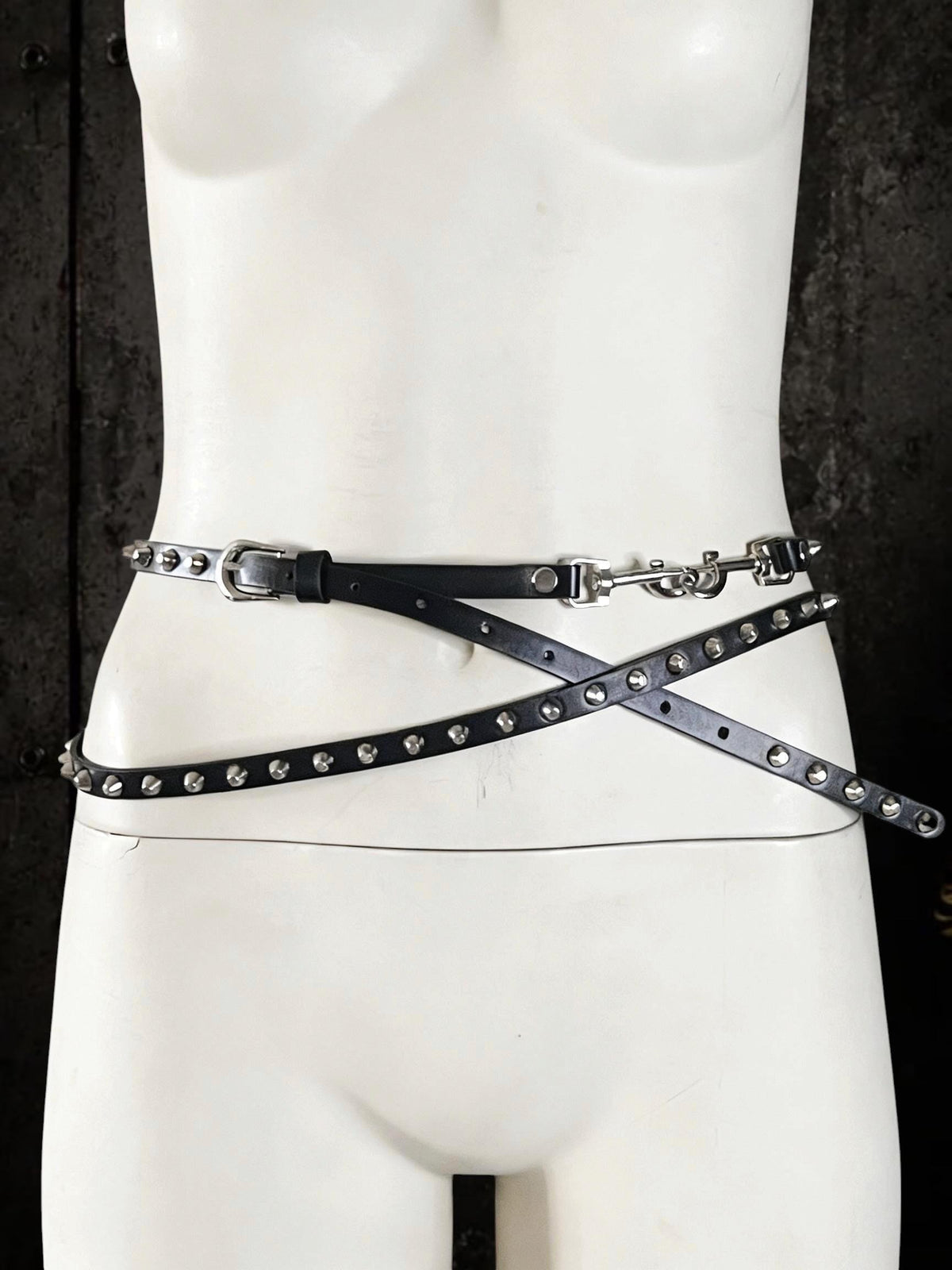 Modular Faux Leather Straps Set Add-On | O-Ring Harness Extension, Bag Straps, Suspenders