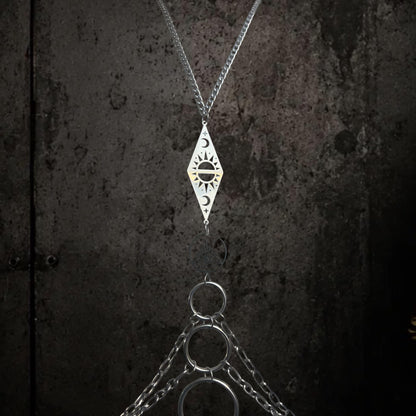 Body Chain Harness, Adjustable Stainless Steel O-Ring Design, Alternative Fashion for Gothic Festivals