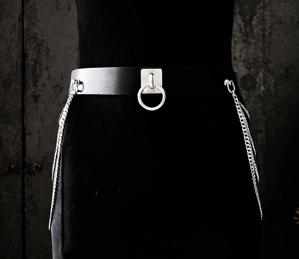 Industrialux Leather Statement Belt – Italian Vegetable Tanned, Stainless Steel Hardware