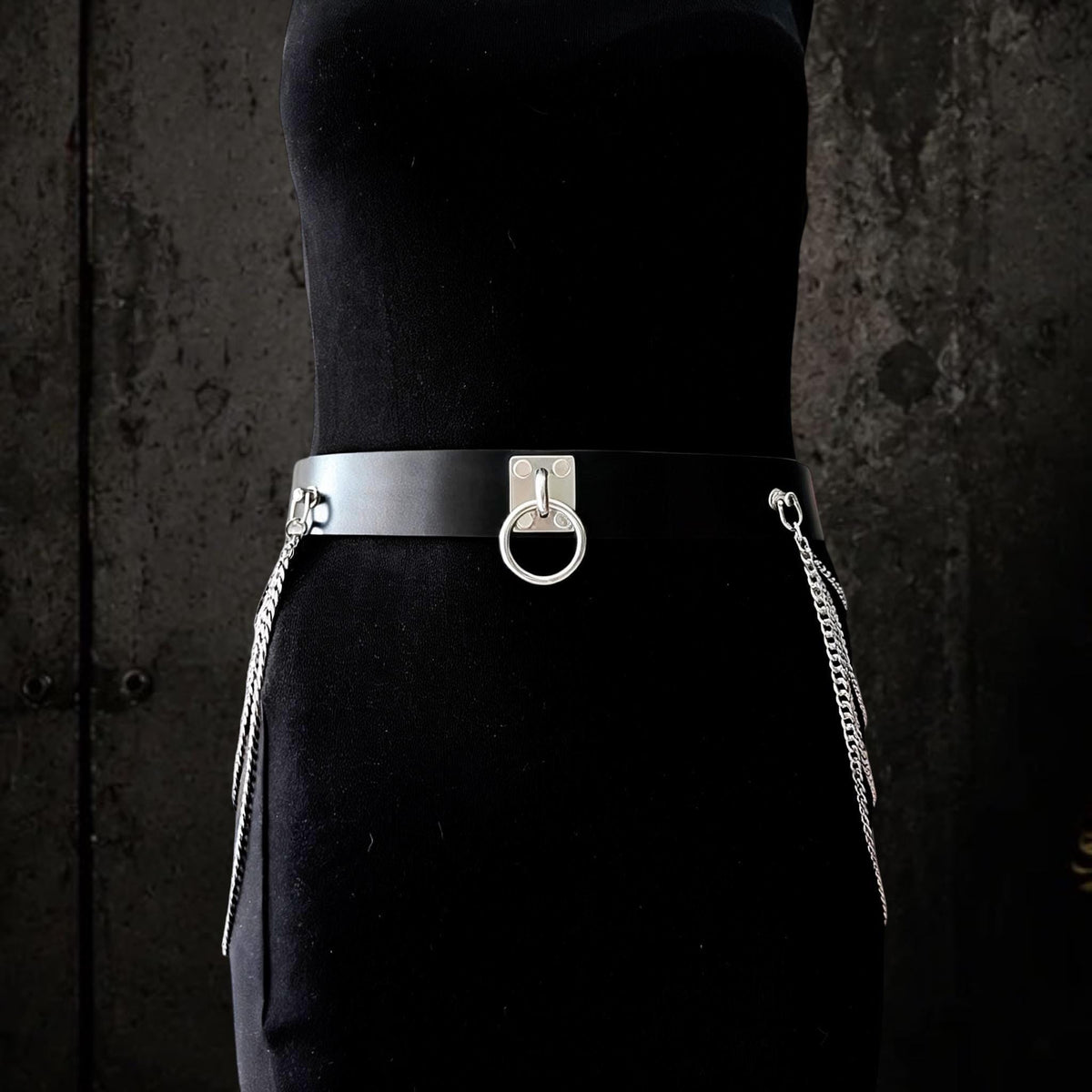 Industrialux Leather Statement Belt – Italian Vegetable Tanned, Stainless Steel Hardware