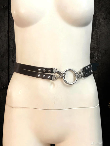 Modular Synthetic Leather Straps Add-On | O-Ring Harness Extension | Adjustable Belt & Bag Straps