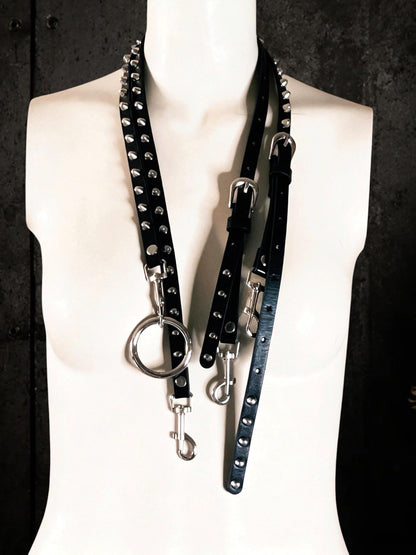 Modular Faux Leather Straps Set Add-On | O-Ring Harness Extension, Bag Straps, Suspenders