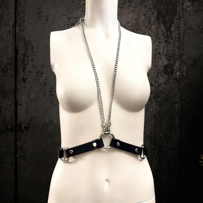 Convertible Leather Harness Belt Bag Strap Choker | Infinite Belt - Multiple Accessories in One - Italian Vegetable Tanned Leather