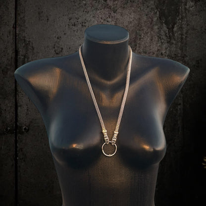 Spine Harness, Modular Stainless Steel Body Jewelry, Convertible Necklace and Bracelet Set