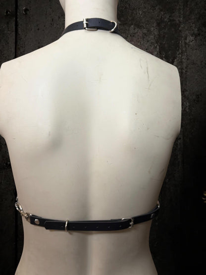 Chainmail Bra Top, Adjustable Stainless Steel Rings, Alternative Fashion